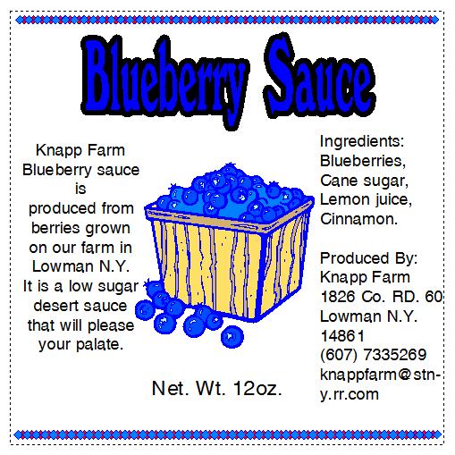 Blueberry Sauce